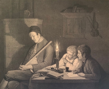 Friedrich Wilhelm Schoen, The sleeping schoolmaster