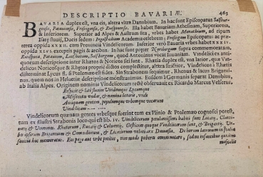 Petrus Bertius, Descriptio Bavariae