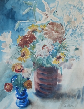 Saal, Flower still life