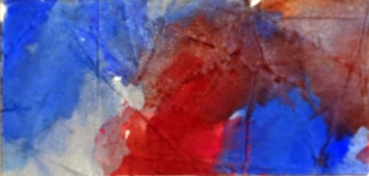 Hans Kern, Composition with red and blue