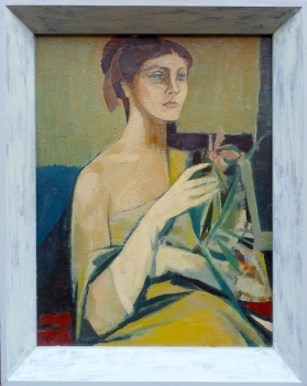 Hans Wiedemann, Portrait of a woman - Ursula Benker-Schirmer