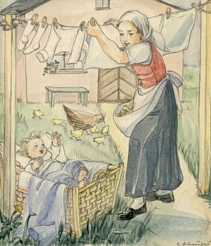 Tilde Eisgruber, Kinderbuchillustration (Originalvorlage)