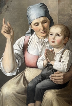 Fidelis Schabet, Little Boy Praying (1836)