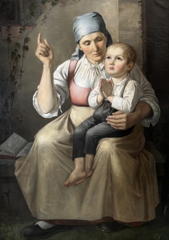 Fidelis Schabet, Hör auf ihn, Bub beim Gebet (1836)