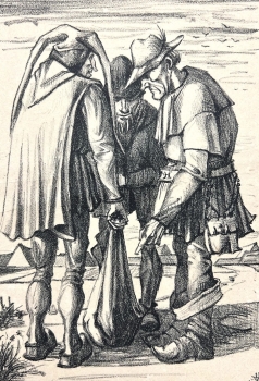 Alfred Finsterer, Farmers in dialogue with jester