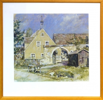 Becker Roland, Der Bauernhof - bei Pfünz (?)