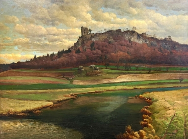 Johann Carl Kehr, Ruine Neideck über dem Wiesenttal