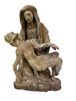 Pietà Holzfigur