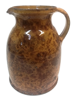 Antique brown water jug