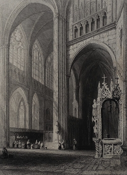 Regensburger Dom & St. Emmeram  Stahlstich & Holzstich Konvolut (19. Jahrhundert)