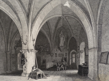 Regensburg Town Hall and Dollinger Hall Steel engraving convolute (19th century)