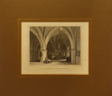 Regensburg Town Hall and Dollinger Hall Steel engraving convolute (19th century)