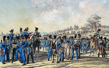 Royal Bavarian military (soldier's view) at the time of King Ludwig the First