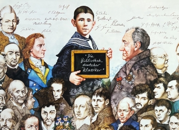 Michael Mathias Prechtl, The Library of German Classics Poster