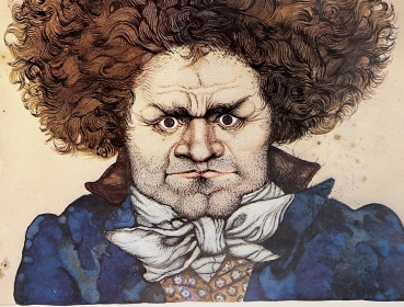 Michael Mathias Prechtl, Beethoven lebt und wohnt bei G. SCHIRMER Plakat