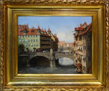 Albin Mattenheimer, Die Brücken Nürnbergs - Museumsbrücke und Fleischbrücke