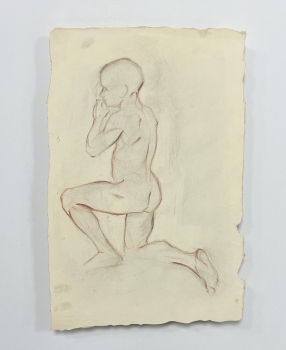 Karl Seubert, man figure drawing