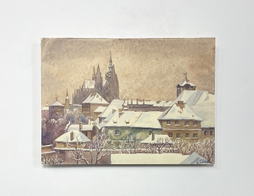 Karl Seubert, Prag im Winter