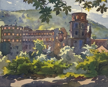 Karl Seubert, Heidelberger Schloss