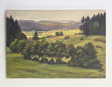 Karl Seubert, Weitläufige Landschaft