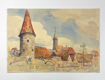 Karl Seubert, Wolframs Eschenbach Kirchenansicht