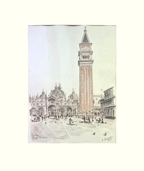 Karl Seubert, Venedig Piazza San. Marco