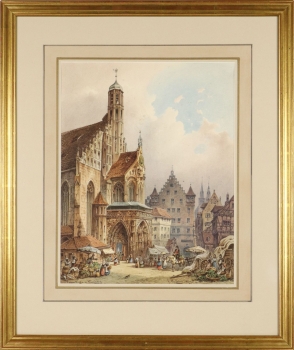 Friedrich Perlberg, Frauenkirche in Nürnberg