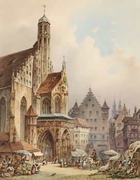 Friedrich Perlberg, Frauenkirche in Nürnberg