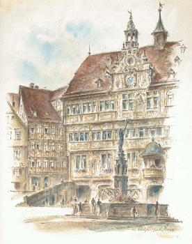 Ludwig Schäfer-Grohe, Neptunbrunnen Tübingen