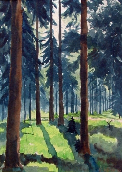 Hans Kern, Forest scene