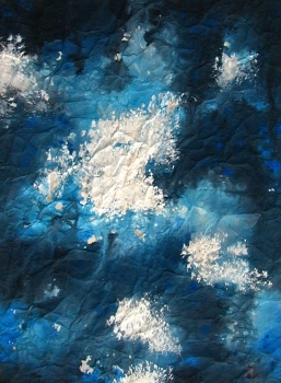 Hans Kern, Composition with blue and white