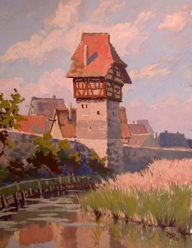 Kurt Mayer-Pfalz, Peasant's tower in Dinkelsbühl