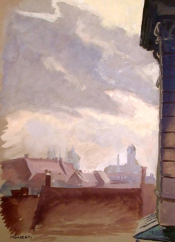 Kurt Mayer-Pfalz, Over the rooftops of Munich