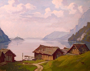 Kurt Mayer-Pfalz, Anlegestelle am See