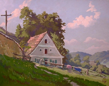 Kurt Mayer-Pfalz, Bauernhaus