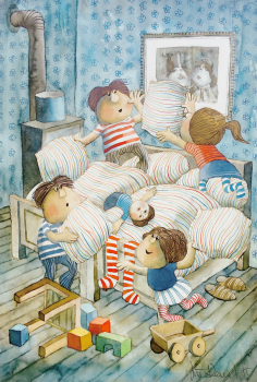 Jiri Bernard, Pillow fight