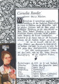 Cornelia Raeder (20. Jahrhundert), Landhaus Stillleben mit Keramikkrug und Veilchen