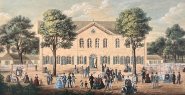 J.G. Möbius, Das Neue Schieshaus auf dem Maxfeld 1856