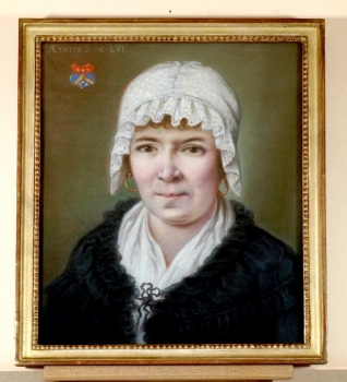 Stevens, Agapit (1849-1917), Portrait: Marie Chochart de la Chochardiere, Pastel