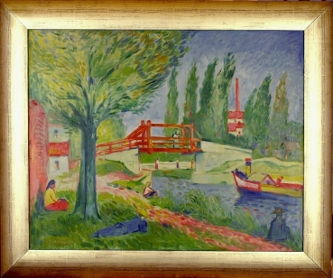 Georg Weidenbacher (1905-1984), Am alten Kanal, 1941