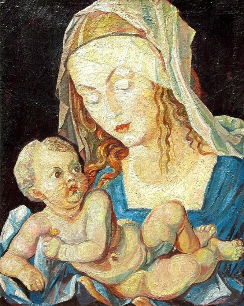 Madonna mit Kind, 1. Hälfte des 20. Jahrhunderts