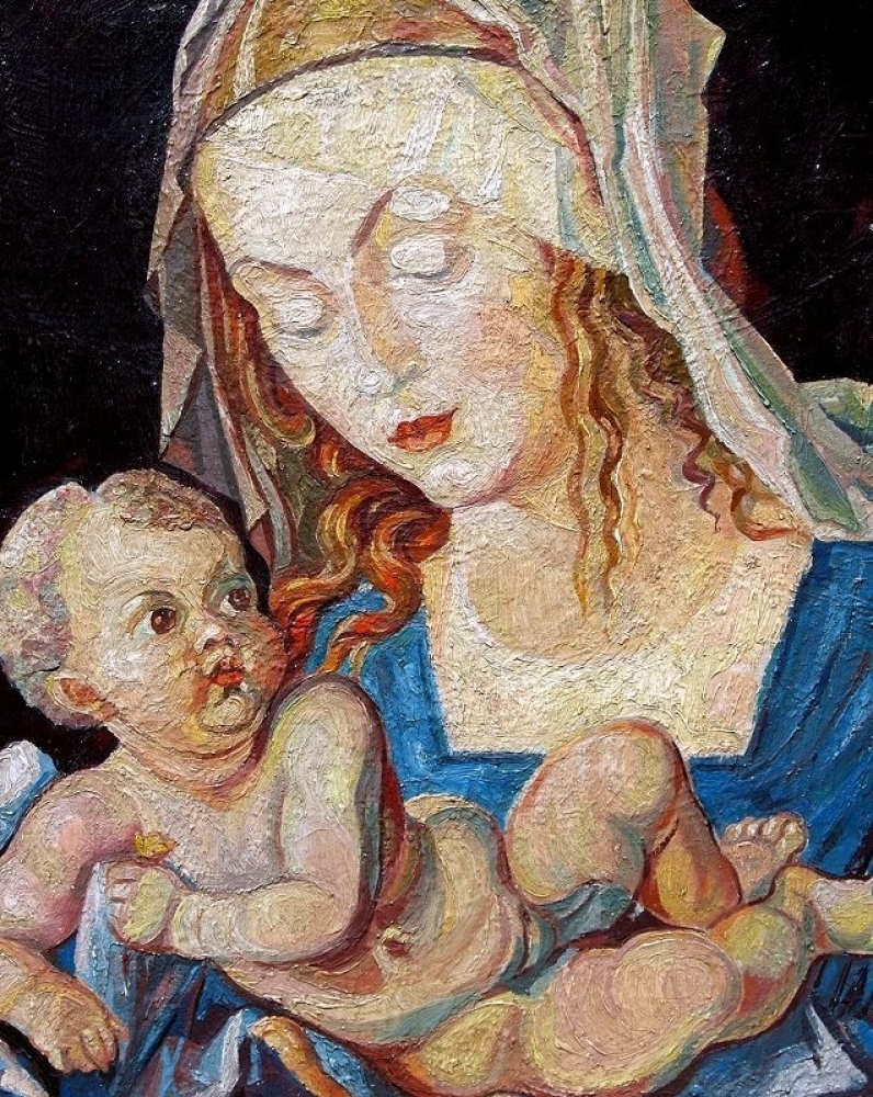 Madonna mit Kind, 1. Hälfte des 20. Jahrhunderts