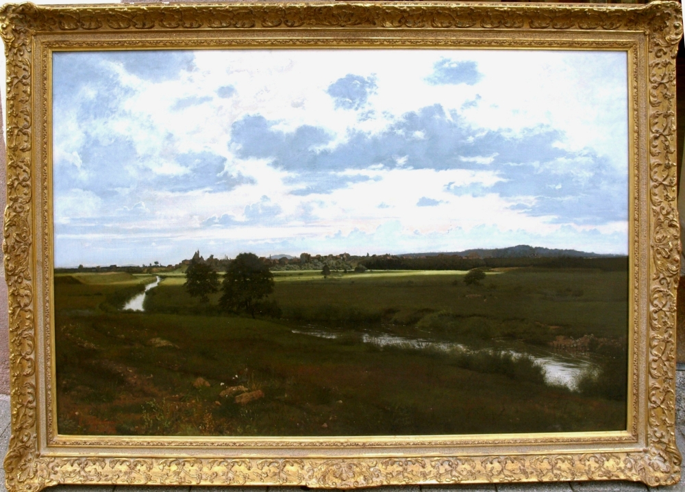 Carl Fleischmann, Blick auf Mögeldorf - Nürnberg 1884