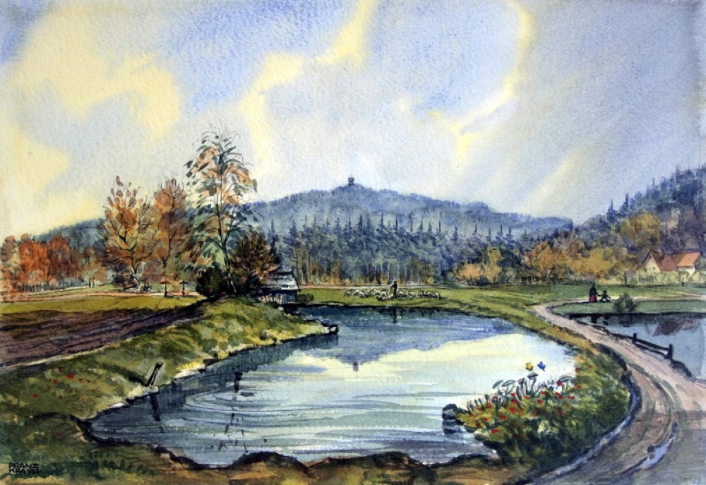 Franz Krauss, Fish Pond in Franconia