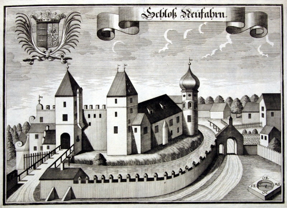 Michael Wening (1645- 1718), Castle Neufahrn, Landshut, Lower Bavaria