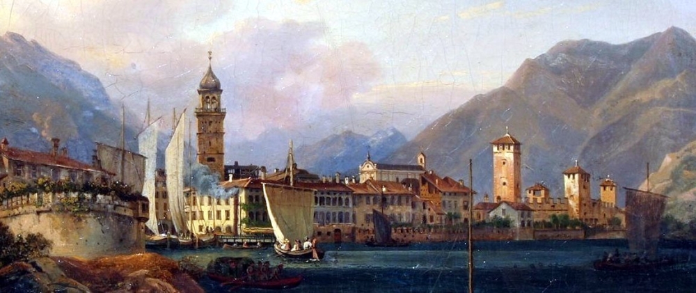 Heinrich Adam, Blick auf Riva del Garda