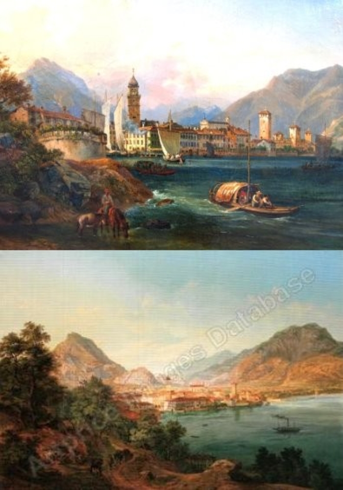 Heinrich Adam, Blick auf Riva del Garda