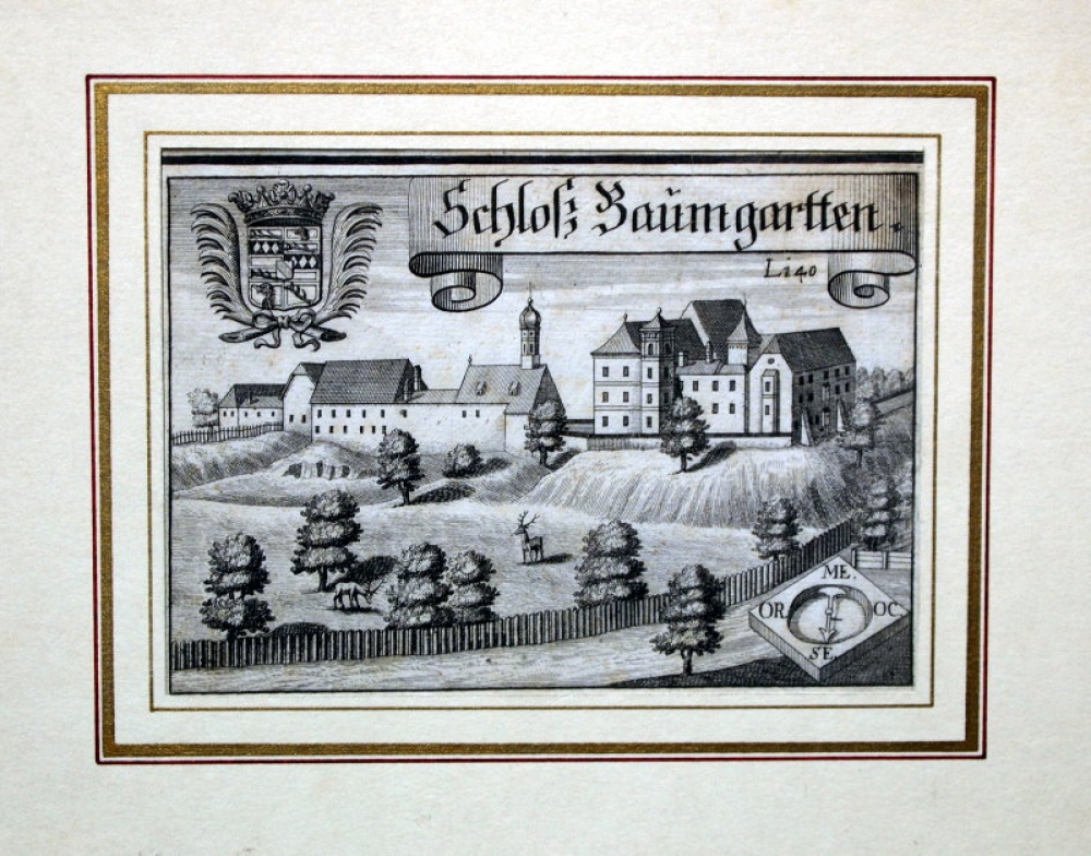 Michael Wening (1645- 1718), Schloß Baumgartten, heute Schloss Baumgarten zu Dietersburg