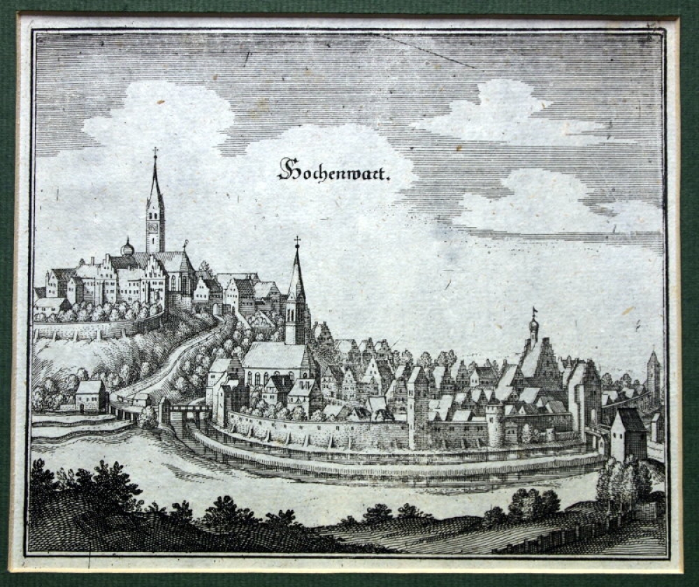 Matthäus Merian (1593-1650), Hochenwart, today Hohenwart, Ingolstadt