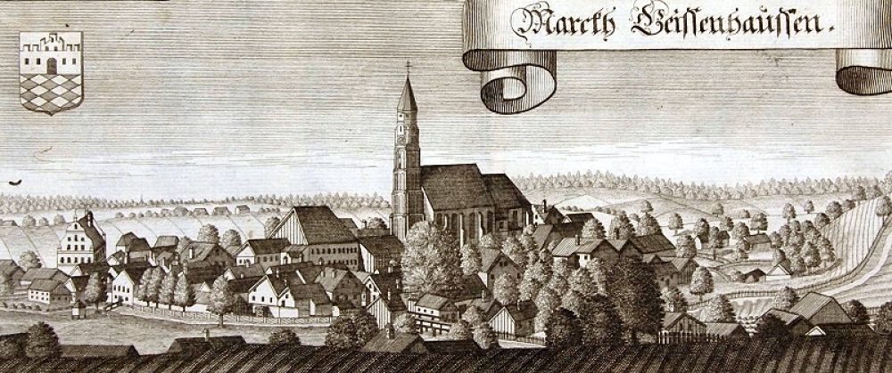 Michael Wening (1645- 1718), Marckt Geissenhaussen, today Geisenhausen, Landshut